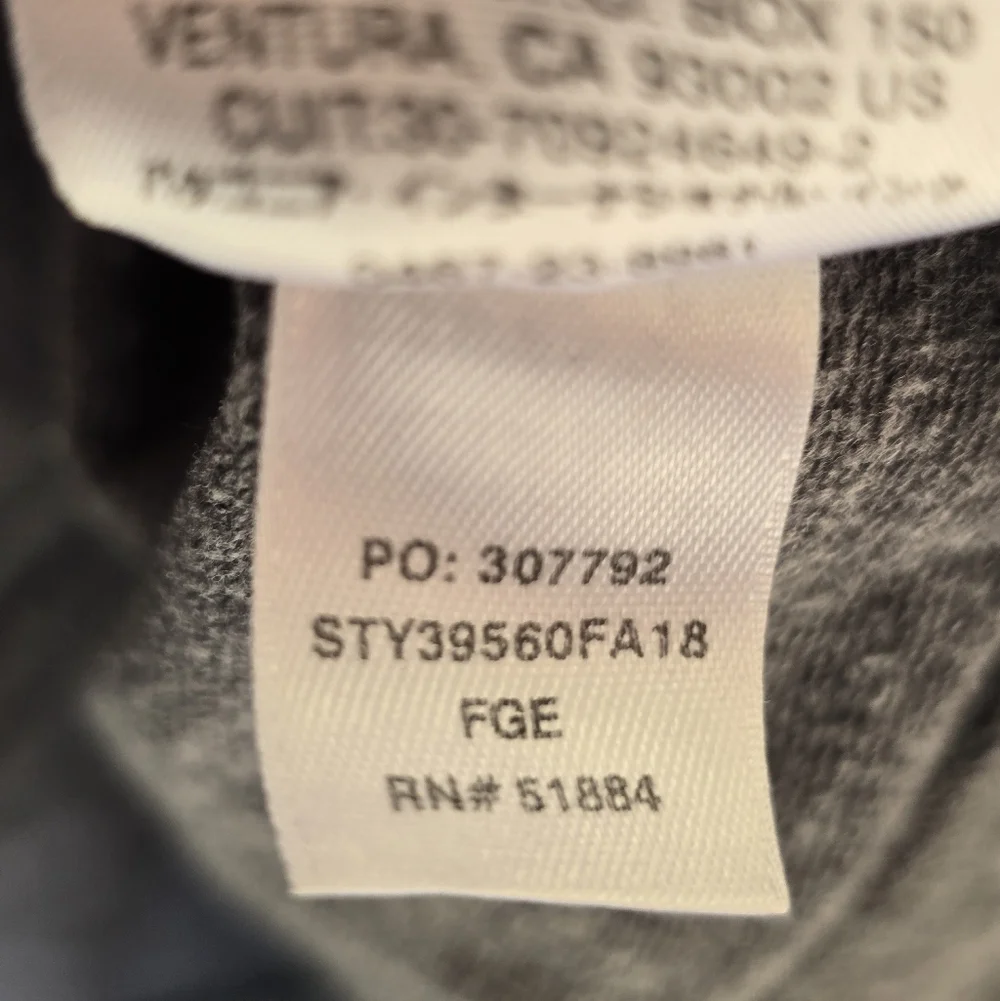 Patagonia Flying Fish Ahnya Full-Zip Hoodie Grey Size Medium 39560 FA18 - Picture 10 of 11